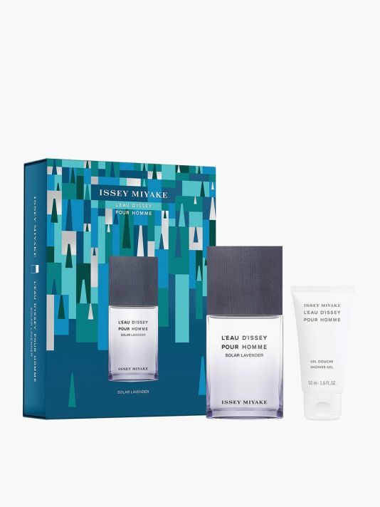 Set Issey Miyake: L'Eau d'Issey, Moisturizing, Shower Gel, For All Skin Types, 50 ml + L’Eau D’Issey Pour Homme Solar Lavender, Eau De Toilette, For Men
