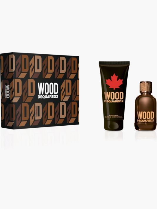 Set Dsquared 2: Green Wood, Eau De Toilette, For Men, 100 ml + Green Wood, Shower Gel & Shampoo 2-In-1