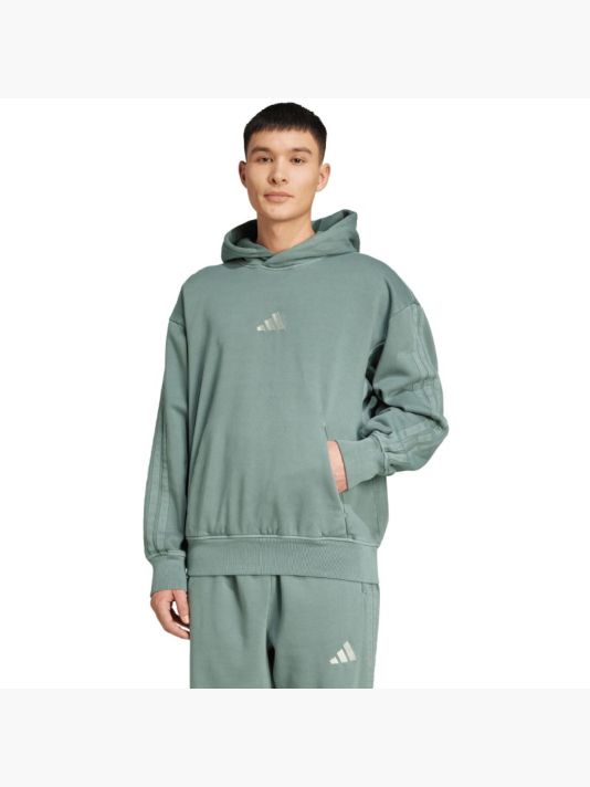 Мужская толстовка Adidas A SZN W FL HD JL6538 зеленый