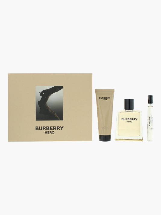 Set Burberry: Hero, Eau De Toilette, For Men, 100 ml + Hero, Eau De Toilette, For Men, 10 ml + Hero, Shower Gel, For All Skin Types
