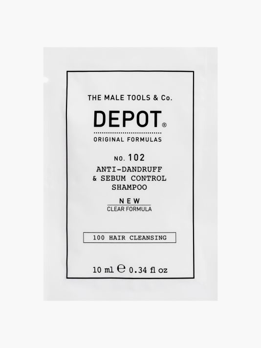 Depot, 100 Hair Cleansing No. 102 Clear Formula, Botanical Complex, Hair Shampoo, Anti-Dandruff & Sebum Control