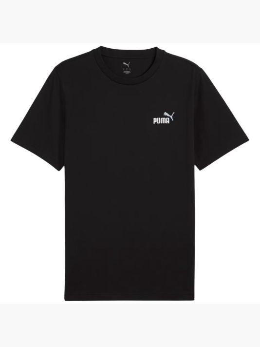 Puma Ess 2 Color Small No. 1 Logo Tee Black 684717 01