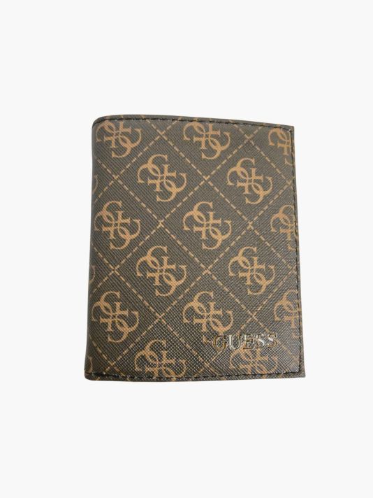 Guess, Vezzola, Textile Wallet, Small Billfold, SMVEZLLEA22, Black, For Men