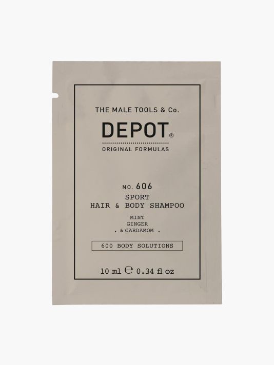 Depot, 600 Body Solutions No. 606, Shower Gel & Shampoo 2-In-1, Botanical Complex