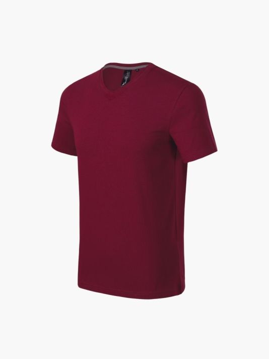 Malfini Action V-neck T-shirt M MLI-70086 garnet
