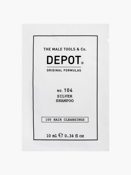 Depot, 100 Hair Cleansing No. 104, Botanical Complex, Hair Shampoo, For Neutralisation Of Yellow Tones
