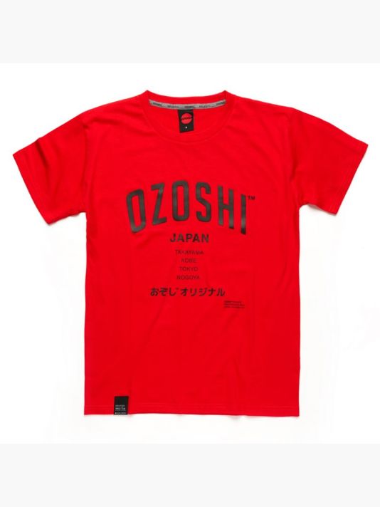 Ozoshi Atsumi M T-shirt red O20TS007