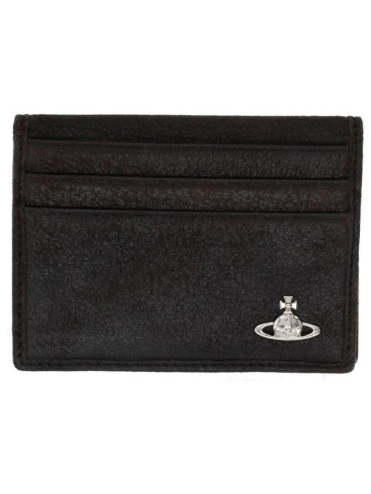 CARD HOLDER WITH "ORB" DETAIL