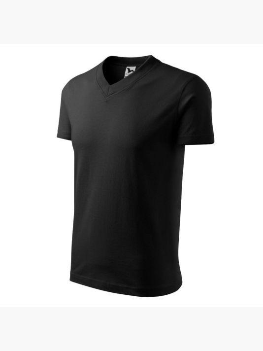 Malfini V-neck T-shirt M MLI-10201 black