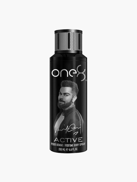 One 8, Active, Scented Spray, For Men