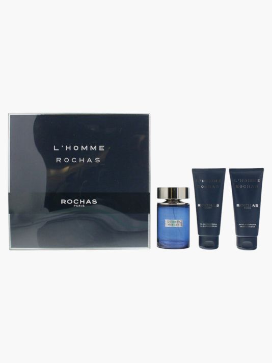 Set Rochas: L'Homme Rochas, Eau De Toilette, For Men, 100 ml + L'Homme Rochas, Hydrating, Shower Gel, All Skin Types, 100 ml + L'Homme Rochas, Hydrating, After-Shave Balm
