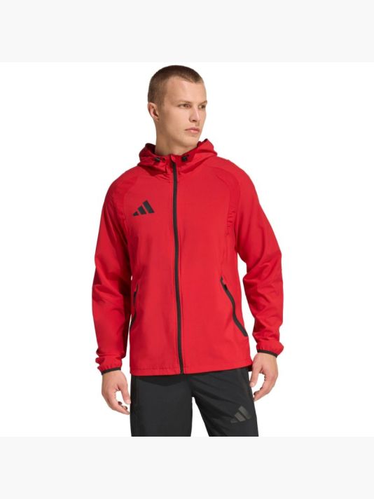Meeste punane jope Adidas Tiro 26 Travel Windbreaker KD3337