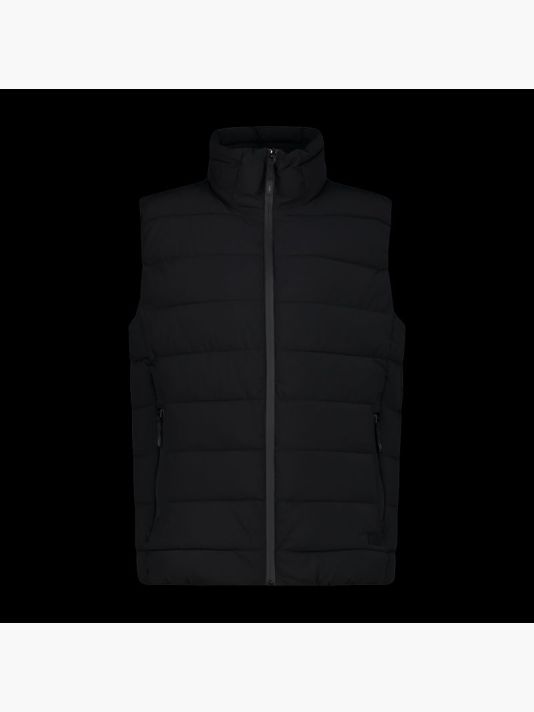 CMP men's insulated vest, winter sports vest, black (34K0757/U901)