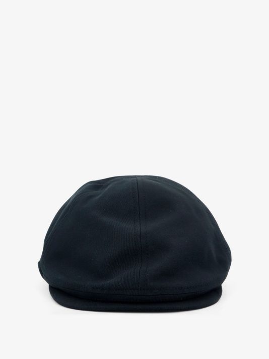 Linen and cotton flat cap