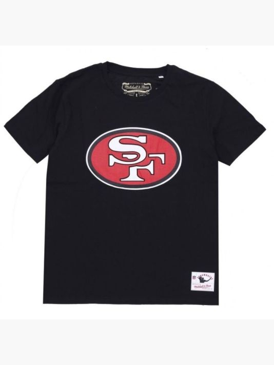 Mitchell & Ness NFL Team Logo Tee San Francisco M 49ERSS BMTRINTL1053-SF4BLCK