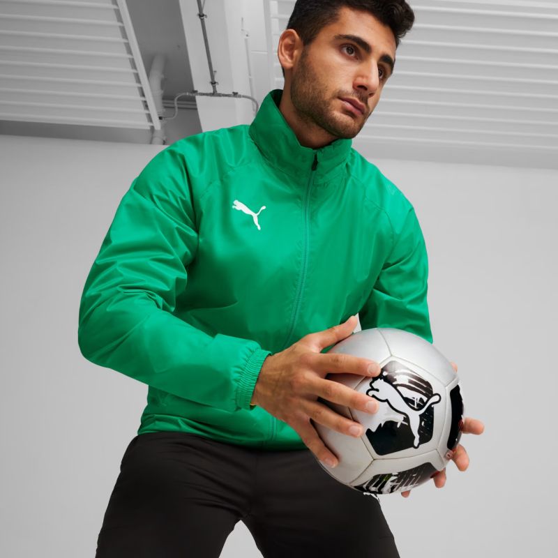 Puma Team Goal All Weather Men's Jacket Green 659038 05