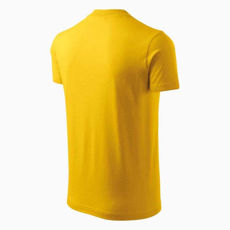 Malfini V-neck T-shirt M MLI-10204 yellow