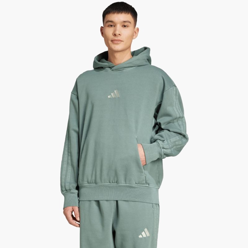 Мужская толстовка Adidas A SZN W FL HD JL6538 зеленый