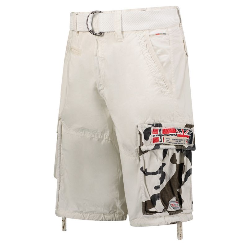 Geographical Norway Pasteque EO 063 M SX1425H/GNO-White shorts