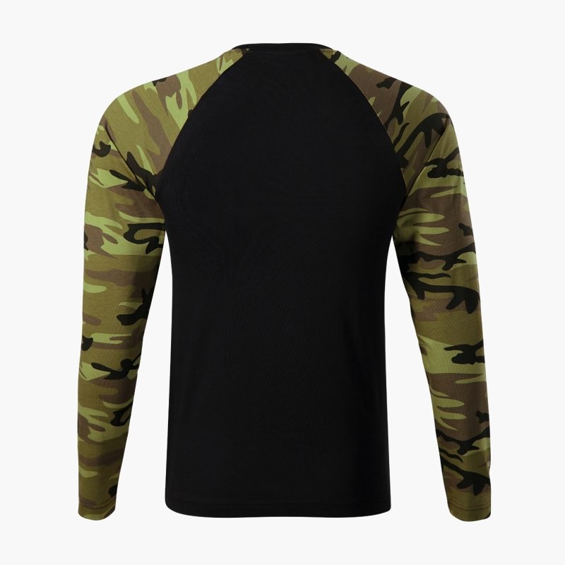 Malfini Camouflage LS M T-shirt MLI-16634 camouflage green