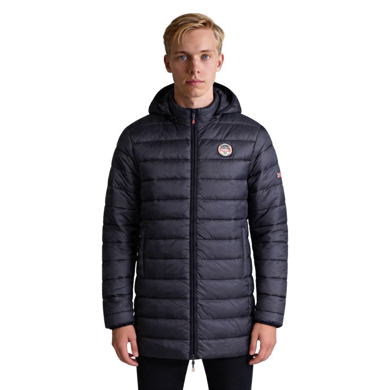 Geographical Norway men's jacket AMIGOMAP LONG HOOD DB NAVY MEN 233 NAVY (WZ5088H/GN-MARINE)