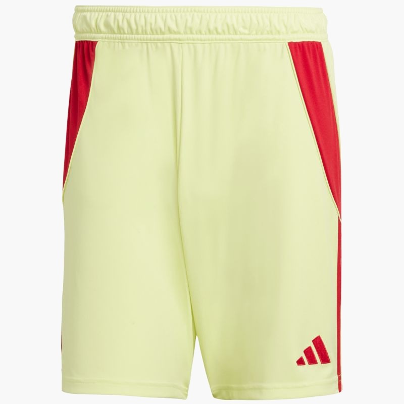 Men's adidas Tiro 24 shorts yellow and red JI6090