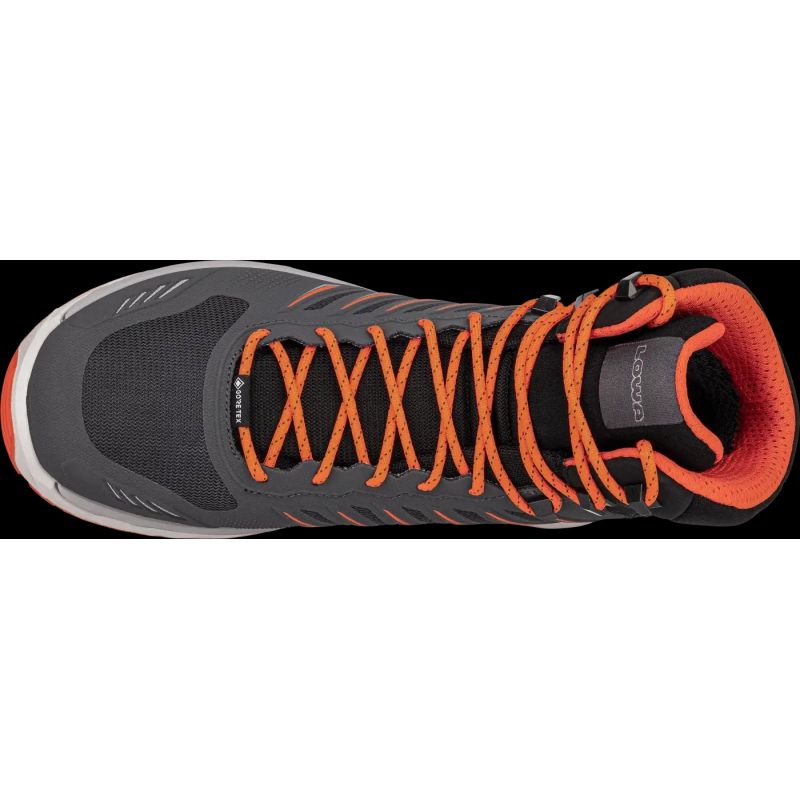 Lowa Axos GTX Mid gore-tex graphite/flame waterproof men's trekking shoes (310844 7952)