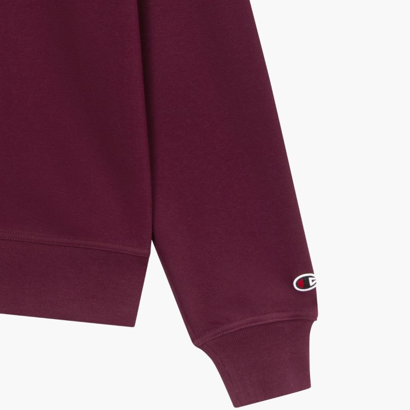 Мужская толстовка Champion Crewneck Burgundy 220272 RS522 бордовый