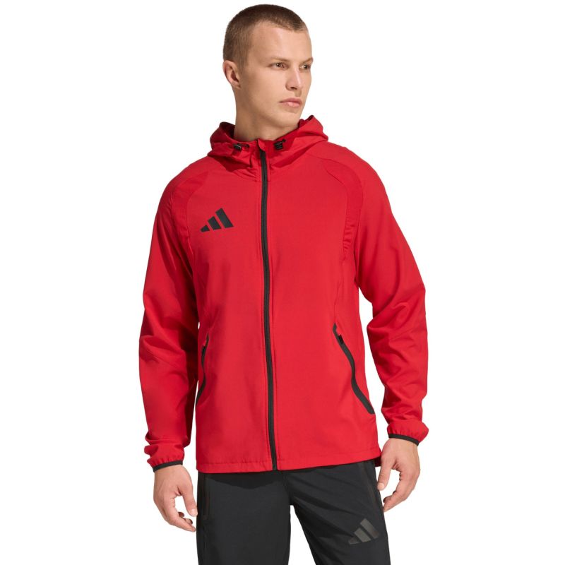 Meeste punane jope Adidas Tiro 26 Travel Windbreaker KD3337