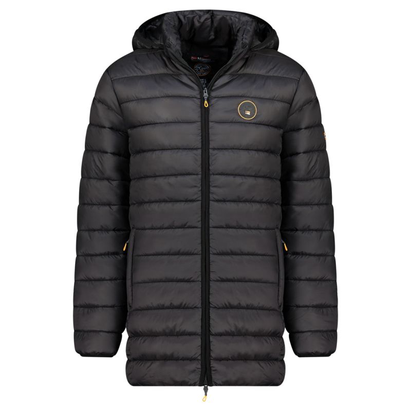 Geographical Norway men's jacket AMIGOMAP LONG HOOD DB BLACK MEN 233 BLACK (WZ5085H/GN-NOIR)